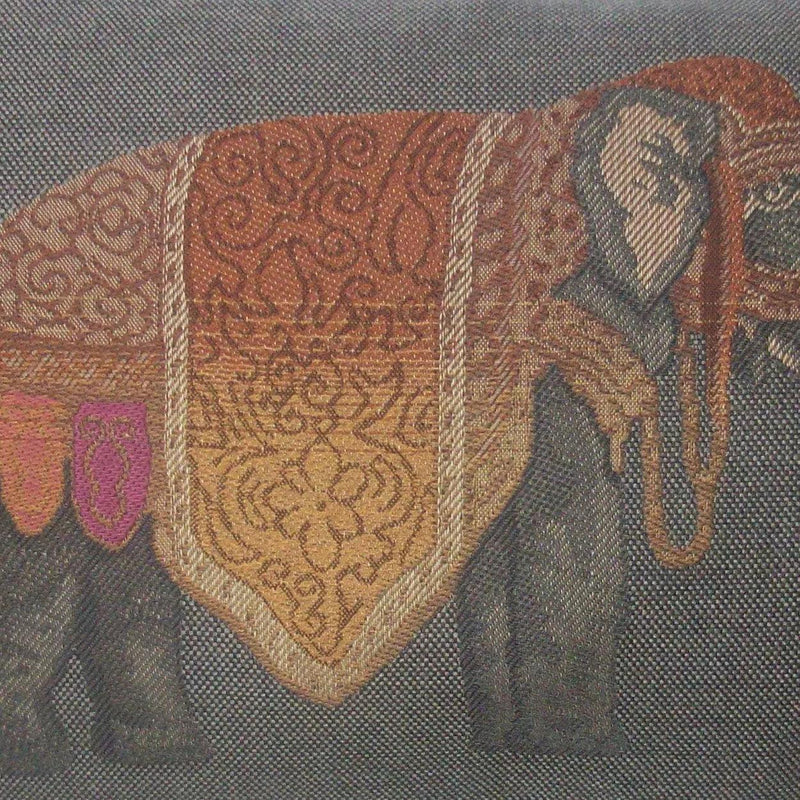 Olifant Lumbar Henna Grey Throw Pillow With Insert Throw Pillows LOOMLAN By D.V. Kap