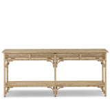 Olisa Large Rope Console Table Side Tables LOOMLAN By Currey & Co