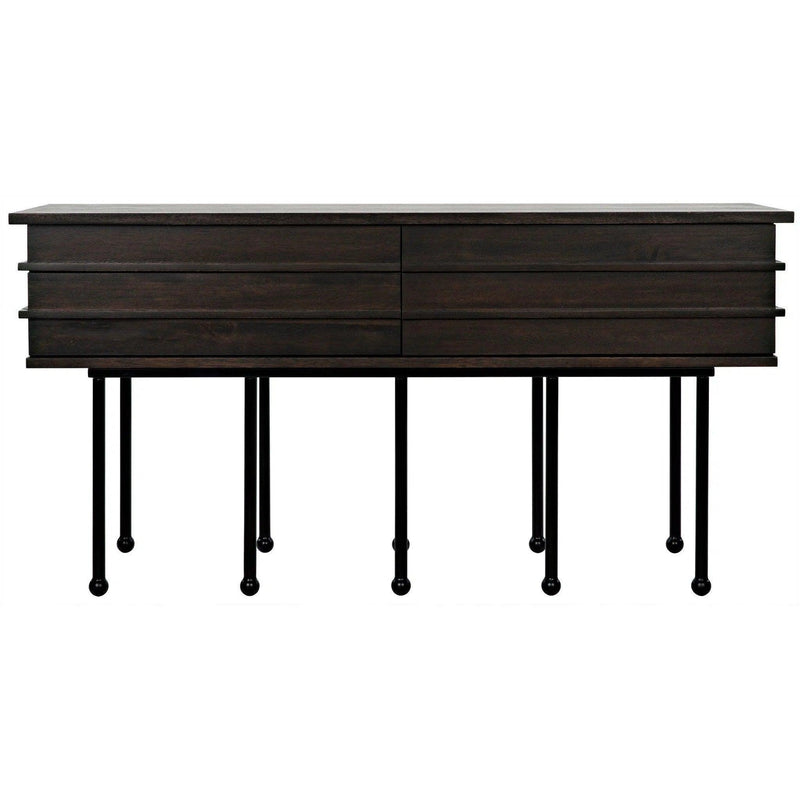 Oliver Console, Ebony Walnut Console Tables LOOMLAN By Noir