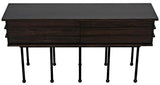 Oliver Console, Ebony Walnut Console Tables LOOMLAN By Noir