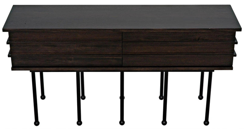 Oliver Console, Ebony Walnut Console Tables LOOMLAN By Noir