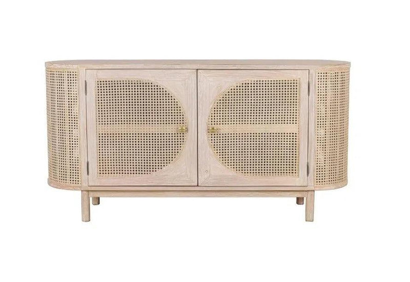 Olivia 2 Door Cabinet Natural Sideboards LOOMLAN By Artesia