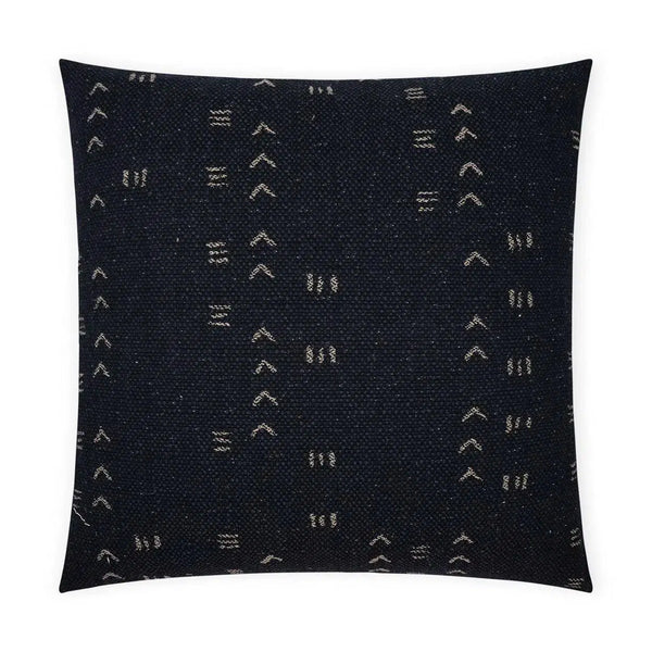 Ollie Black Global Black Large Throw Pillow With Insert Throw Pillows LOOMLAN By D.V. Kap