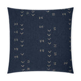 Ollie Navy Global Navy Large Throw Pillow With Insert Throw Pillows LOOMLAN By D.V. Kap