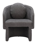 Olya Accent Chair Truffle Gray Accent Chairs LOOMLAN By Zuo Modern