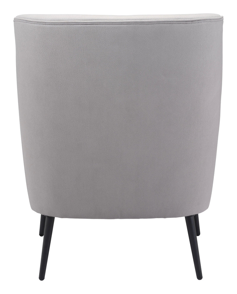 Ontario Accent Chair Gray Accent Chairs LOOMLAN By Zuo Modern