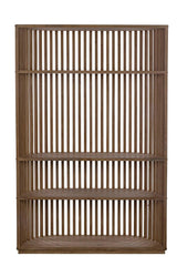 Opal Teak Wood Bookcase Bookcases LOOMLAN By Noir