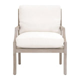 OPEN BOX Stratton Club Chair Boucle Snow Solid Beech Wood Club Chairs LOOMLAN By Essentials For Living