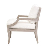 OPEN BOX Stratton Club Chair Boucle Snow Solid Beech Wood Club Chairs LOOMLAN By Essentials For Living