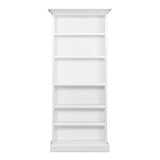 Open Shelf Bookcase Cortina White Bookcases LOOMLAN By Sarreid