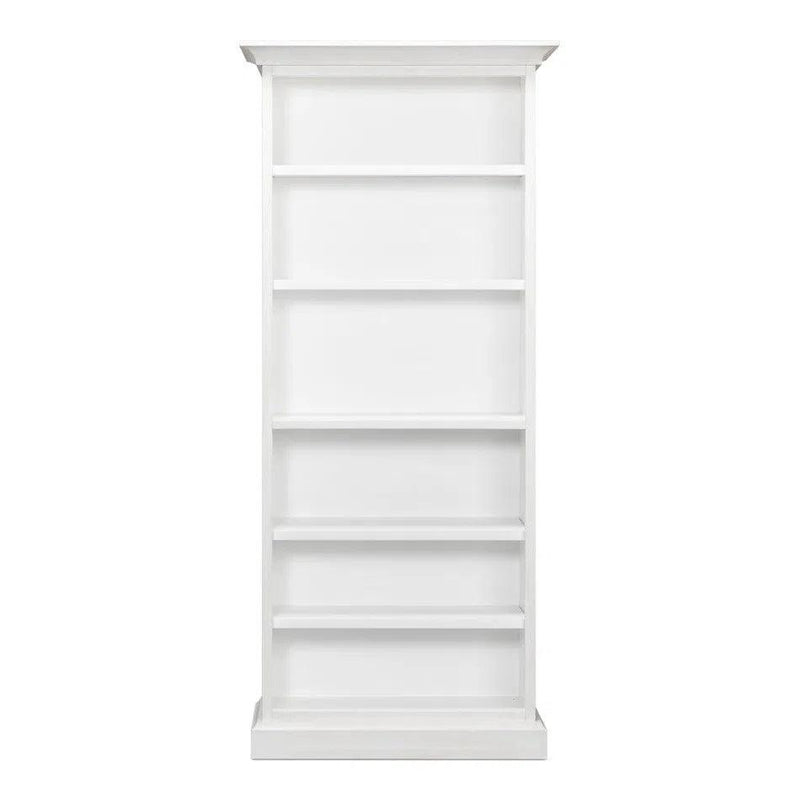 Open Shelf Bookcase Cortina White Bookcases LOOMLAN By Sarreid