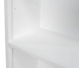 Open Shelf Bookcase Cortina White Bookcases LOOMLAN By Sarreid