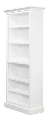 Open Shelf Bookcase Cortina White Bookcases LOOMLAN By Sarreid