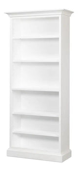 Open Shelf Bookcase Cortina White Bookcases LOOMLAN By Sarreid