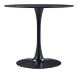 Opus Dining Table Black Dining Tables LOOMLAN By Zuo Modern