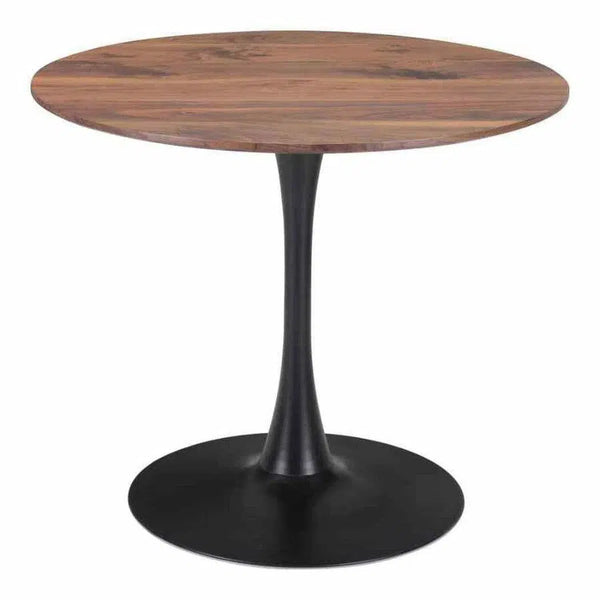 Opus Dining Table Brown & Black Dining Tables LOOMLAN By Zuo Modern