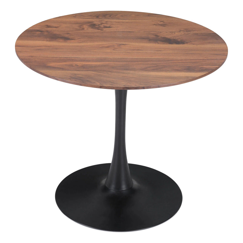 Opus Dining Table Brown & Black Dining Tables LOOMLAN By Zuo Modern