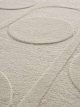 Orb Alliance Chalk Wool Area Rug By Linie Design Area Rugs LOOMLAN By Linie Design