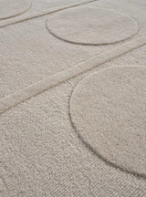 Orb Alliance Chalk Wool Area Rug By Linie Design Area Rugs LOOMLAN By Linie Design