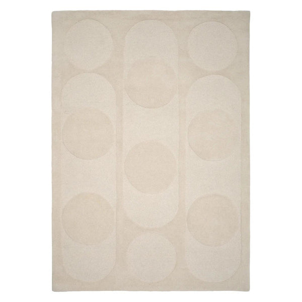 Orb Alliance White Wool Area Rug By Linie Design Area Rugs LOOMLAN By Linie Design