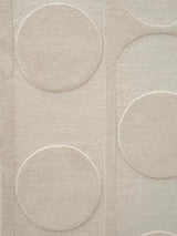 Orb Alliance White Wool Area Rug By Linie Design Area Rugs LOOMLAN By Linie Design