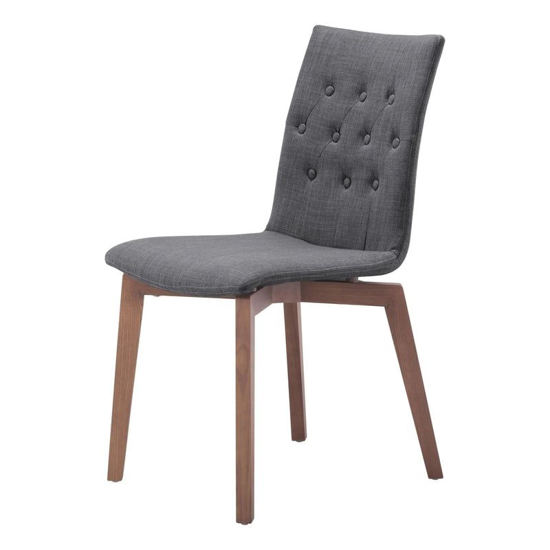 Orebro Polyester Upholstered Armless Dining Chair (Set Of 2)