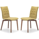 Orebro Polyester Upholstered Armless Dining Chair (Set Of 2)