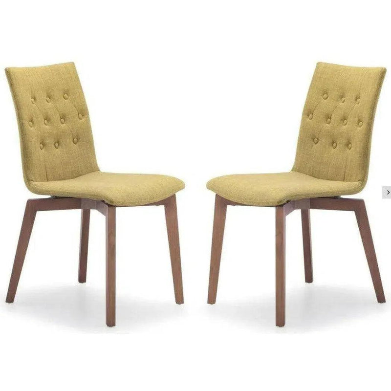 Orebro Polyester Upholstered Armless Dining Chair (Set Of 2)