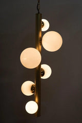 Orellana Metal Chandelier With Brass Finish Chandeliers LOOMLAN By Noir