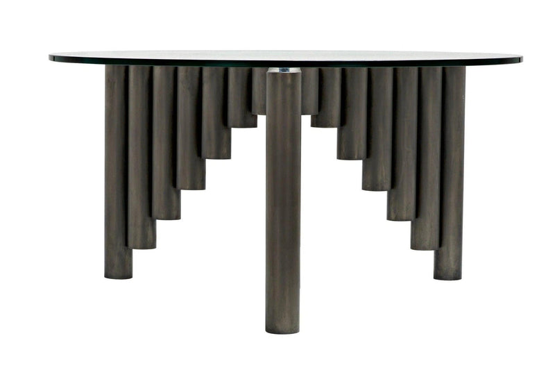 Organum Coffee Table, Gun Metal Finish Coffee Tables LOOMLAN By Noir