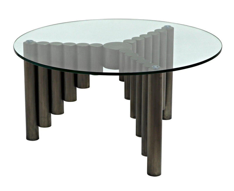 Organum Coffee Table, Gun Metal Finish Coffee Tables LOOMLAN By Noir