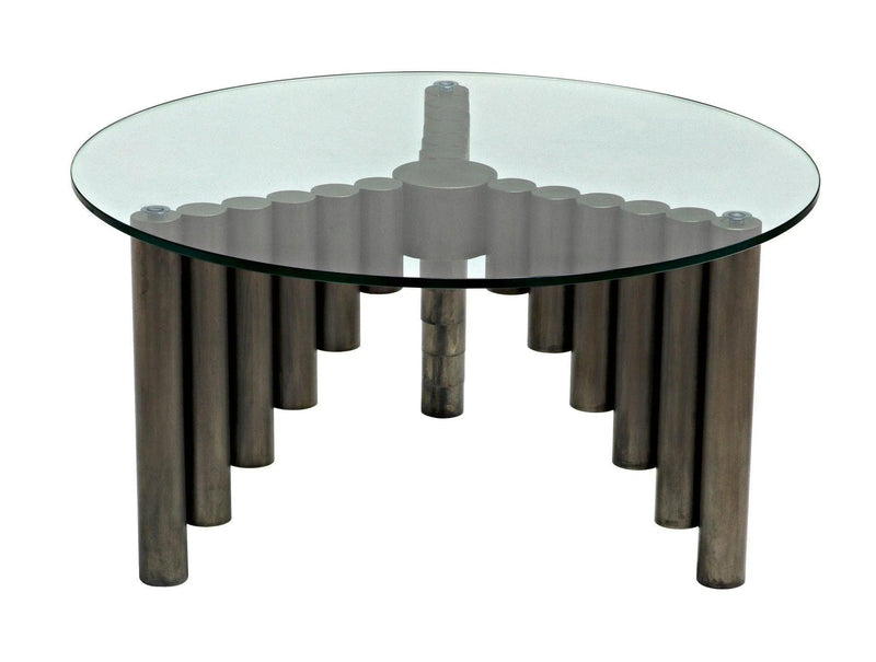 Organum Coffee Table, Gun Metal Finish Coffee Tables LOOMLAN By Noir