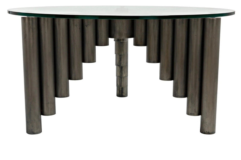 Organum Coffee Table, Gun Metal Finish Coffee Tables LOOMLAN By Noir