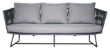 Orion 3 Seat Sofa - Dark Pebble Outdoor Outdoor Sofas & Loveseats LOOMLAN By Seasonal Living