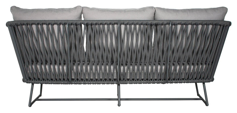 Orion 3 Seat Sofa - Dark Pebble Outdoor Outdoor Sofas & Loveseats LOOMLAN By Seasonal Living