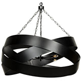 Orion Black Steel Pendent Pendants LOOMLAN By Noir