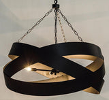 Orion Black Steel Pendent Pendants LOOMLAN By Noir