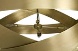 Orion Metal Pendant With Brass Finish Pendants LOOMLAN By Noir