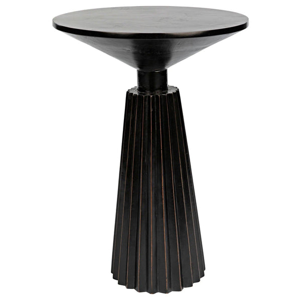 Orson Side Table, Hand Rubbed Black Side Tables LOOMLAN By Noir