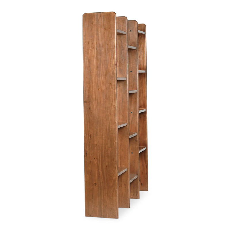 Orson Wood Brown Bookcase Bookcases LOOMLAN By Moe's Home