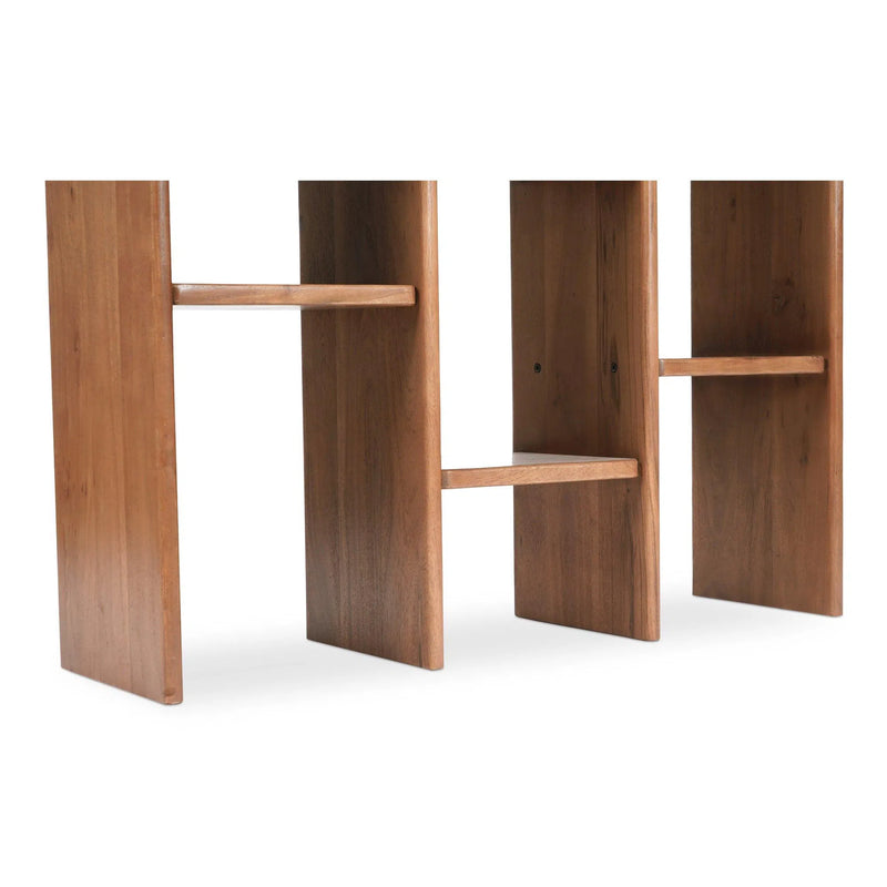 Orson Wood Brown Bookcase Bookcases LOOMLAN By Moe's Home