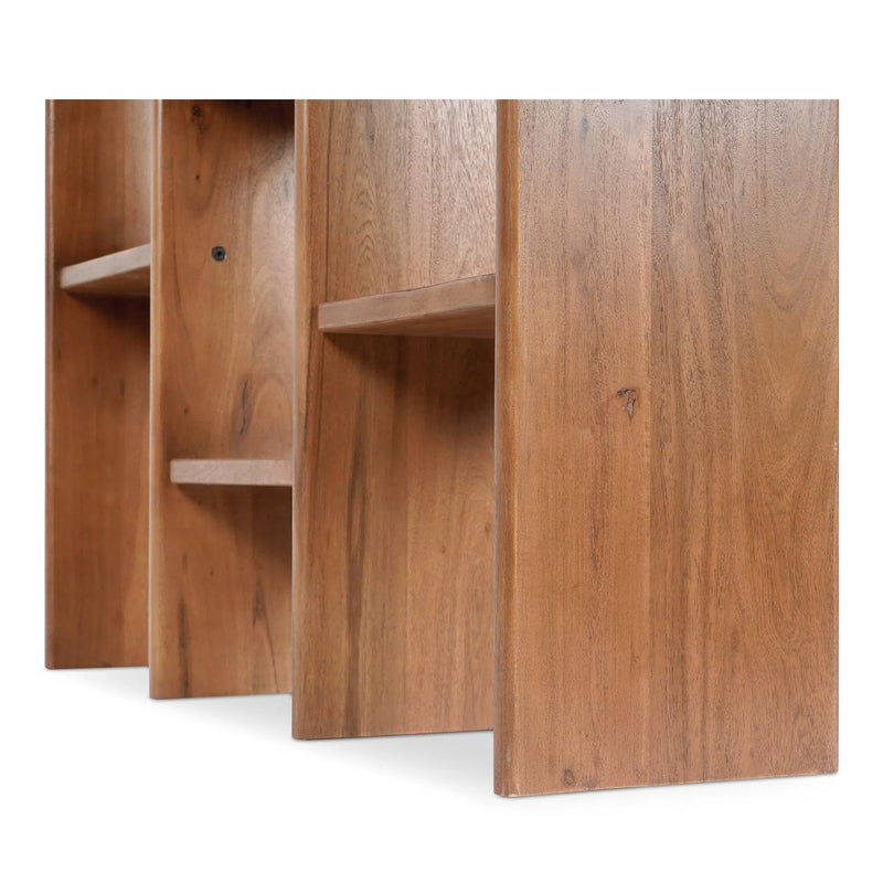 Orson Wood Brown Bookcase Bookcases LOOMLAN By Moe's Home