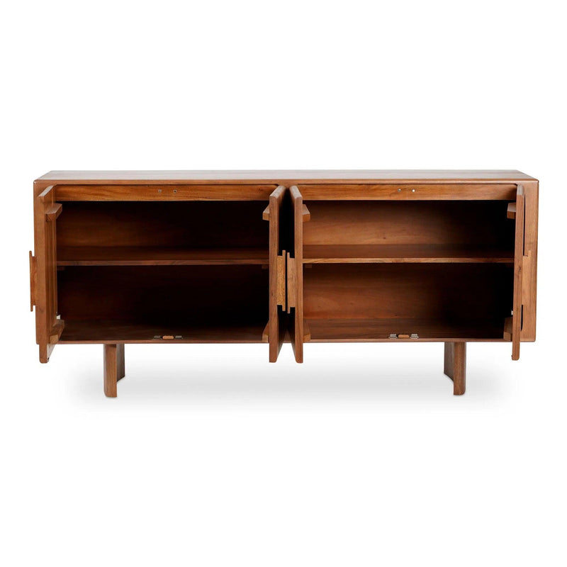 Orson Wood Brown Sideboard Sideboards LOOMLAN By Moe's Home