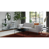 Osaka Iron White End Table Side Tables LOOMLAN By Moe's Home