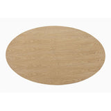 Otago Natural Wood Oval Dining Table Dining Tables LOOMLAN By Moe's Home