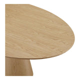 Otago Natural Wood Oval Dining Table Dining Tables LOOMLAN By Moe's Home