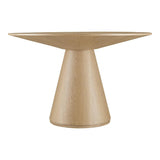 Otago Natural Wood Round Dining Table Dining Tables LOOMLAN By Moe's Home