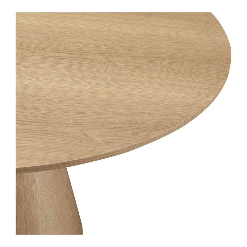 Otago Natural Wood Round Dining Table Dining Tables LOOMLAN By Moe's Home