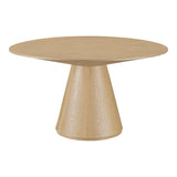 Otago Natural Wood Round Dining Table Dining Tables LOOMLAN By Moe's Home