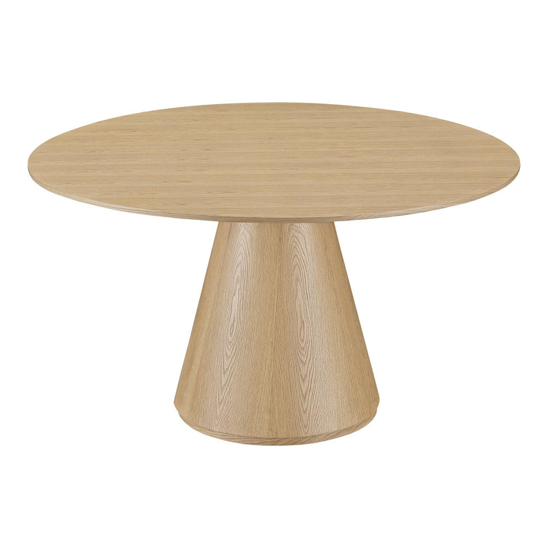 Otago Natural Wood Round Dining Table Dining Tables LOOMLAN By Moe's Home
